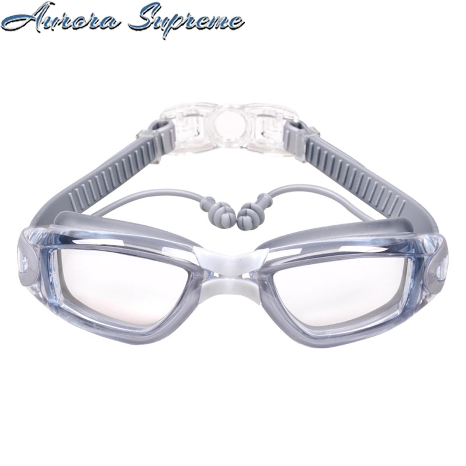 Waterproof Swimming Goggles Antifog Swim Goggles with Earplug for