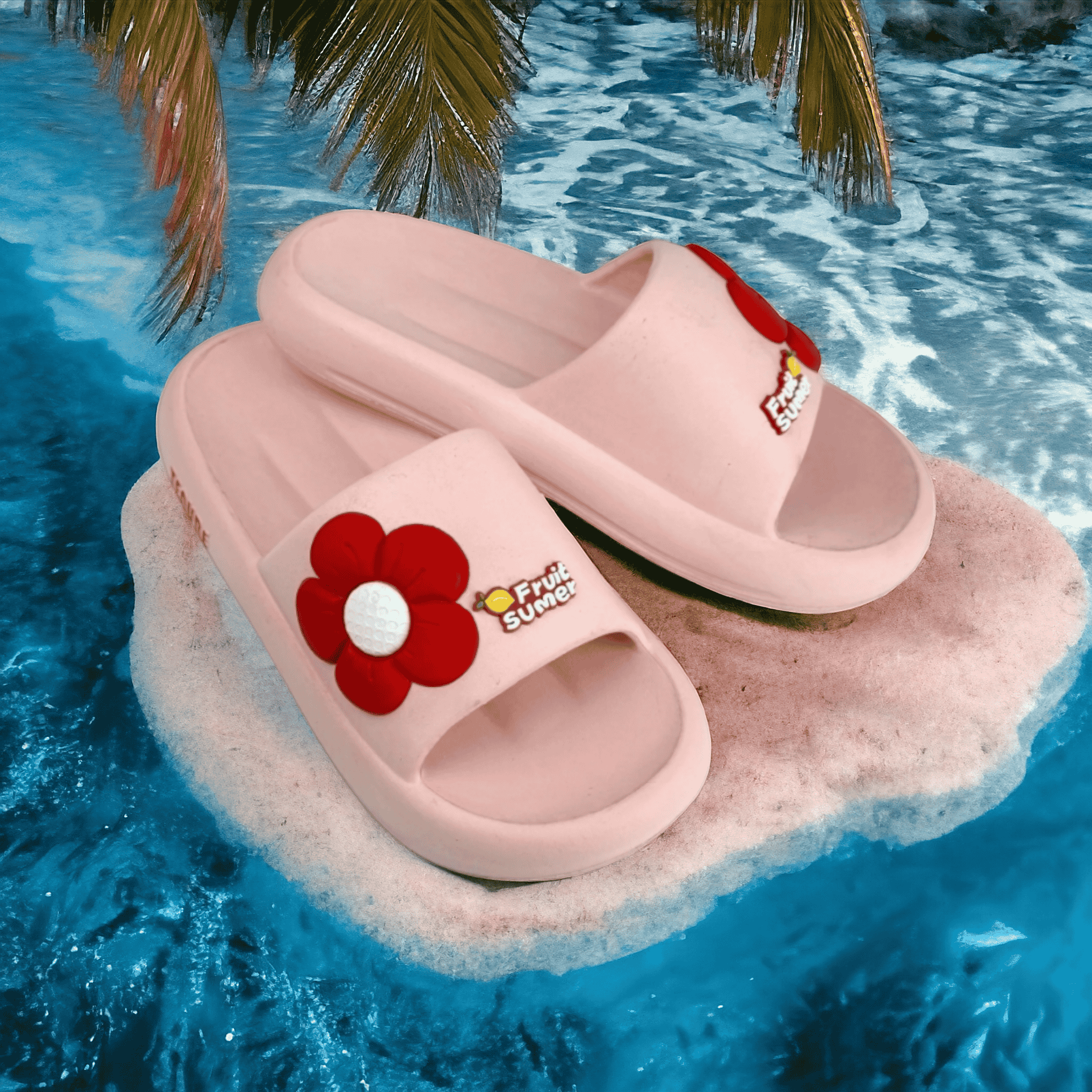 Fruity New Ladies Slipper Soft Comfortable Lightweight EVA Flip Flops for Women