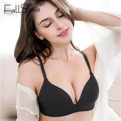  FallSweet Add Two Cup Lace Bras For Women Push Up Wirefree  Brassieres
