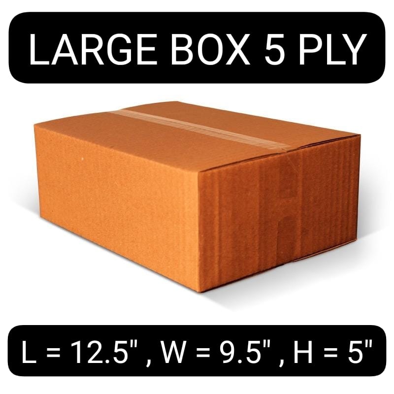 Heavy Duty 5 Ply Box Corrugated Box (SIZE inch MA SHOW HA ) Pack of 5 ...