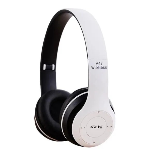 Latest High Quality Orignal P47 Wireless Foldable Headphone (Connect with All Smart Cell Phones / Laptops / Computer Systems and Gaming Mode)