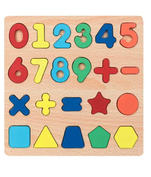 Educational Learning Toy Letters Numbers Alphabet Wooden Puzzle Wooden Matching Game Kids Puzzle Wooden Board