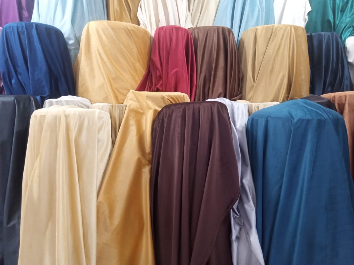 Velvet  Fabric unstitched Lose Fabric for Sofa and Cushion Covers - 1 Gaz