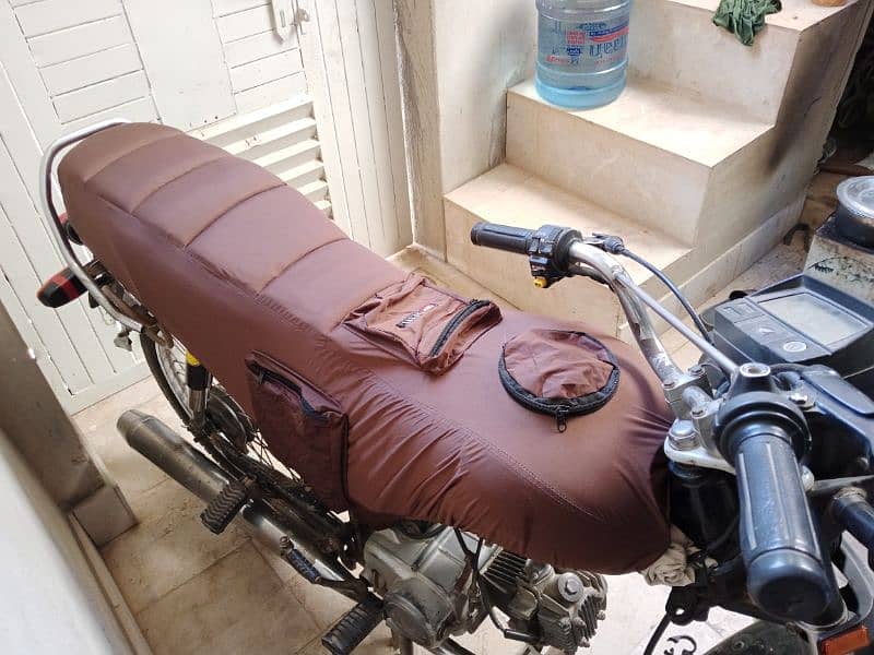 Waterproof With Foam High Quality Bike Seat Cover For CD70 Daraz.pk