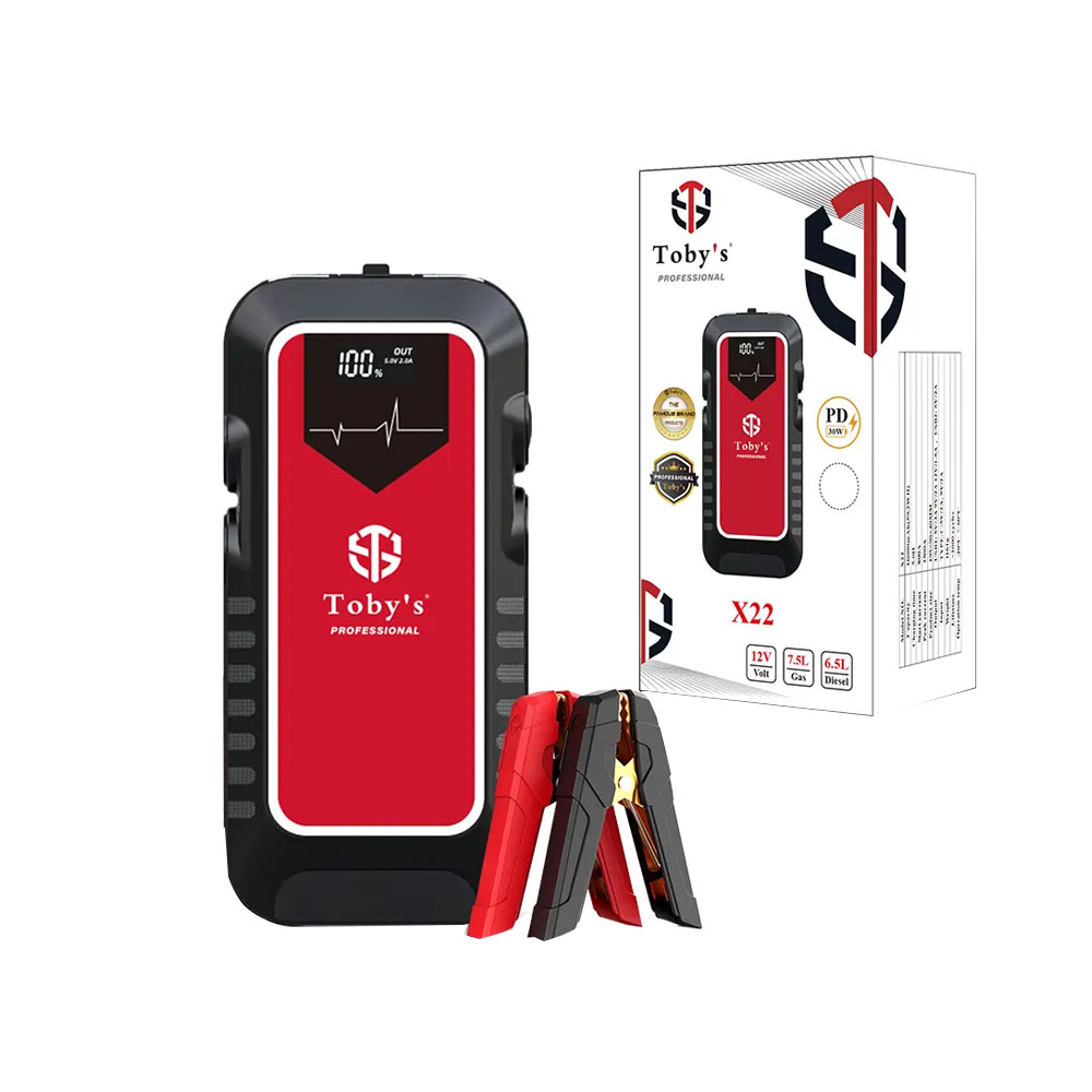 Toby's X22 Jump Starter 16,000mAh 59.2WH Power Bank For Diesel & Petrol
