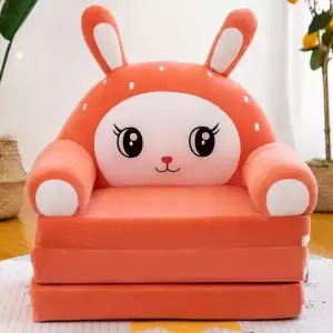 High Quality Multi-Function Imported Folding Kids Sofa Cam Bed Baby Comfy Foldable Sofa Floor Seat Child Back Support Cartoon Children Chair Baby Boy Girl Easy Washable - Comfortable Mickey Minnie Mouse Prince Princess Seater
