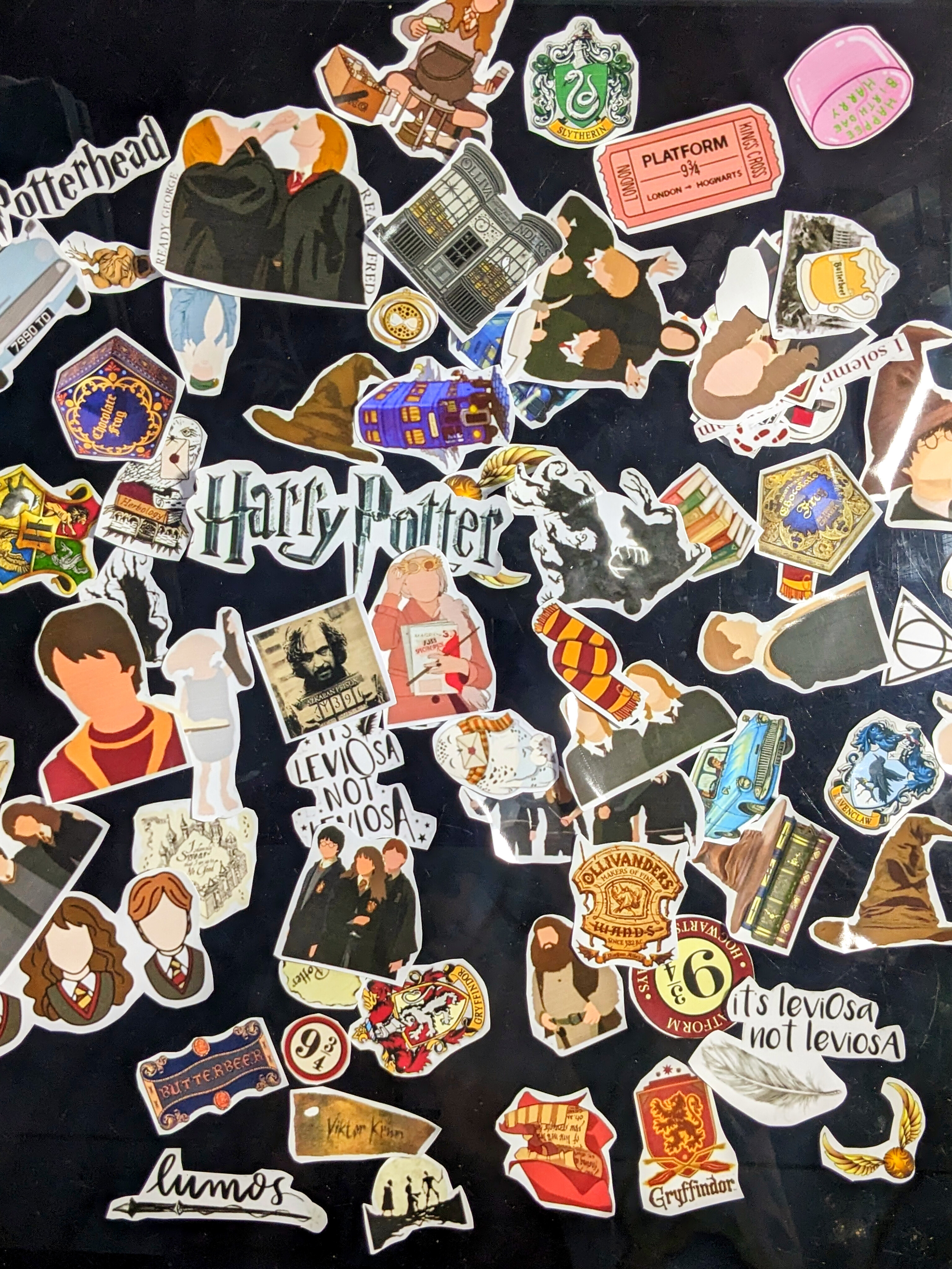 Premium Harry Potter Stickers (10/30/50/60pcs) Harry Potter Sticker Best Quality Aesthetic Cool Stickers For Harry Potter Fans