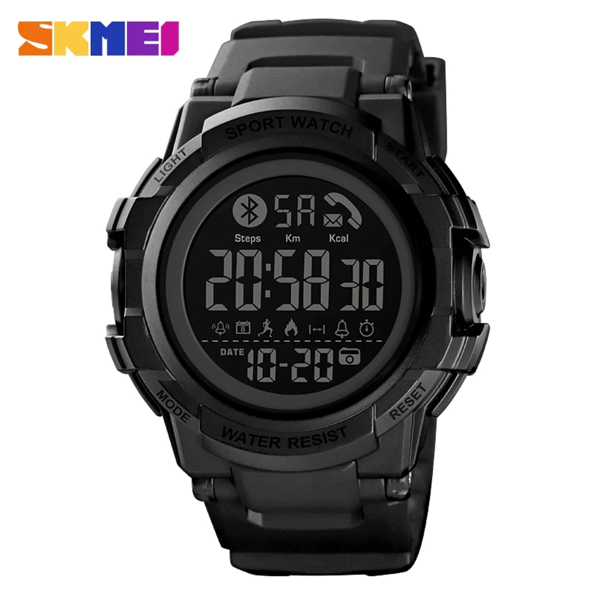 Skmei fashion men's smart watch bluetooth digital sports wrist watch waterproof online