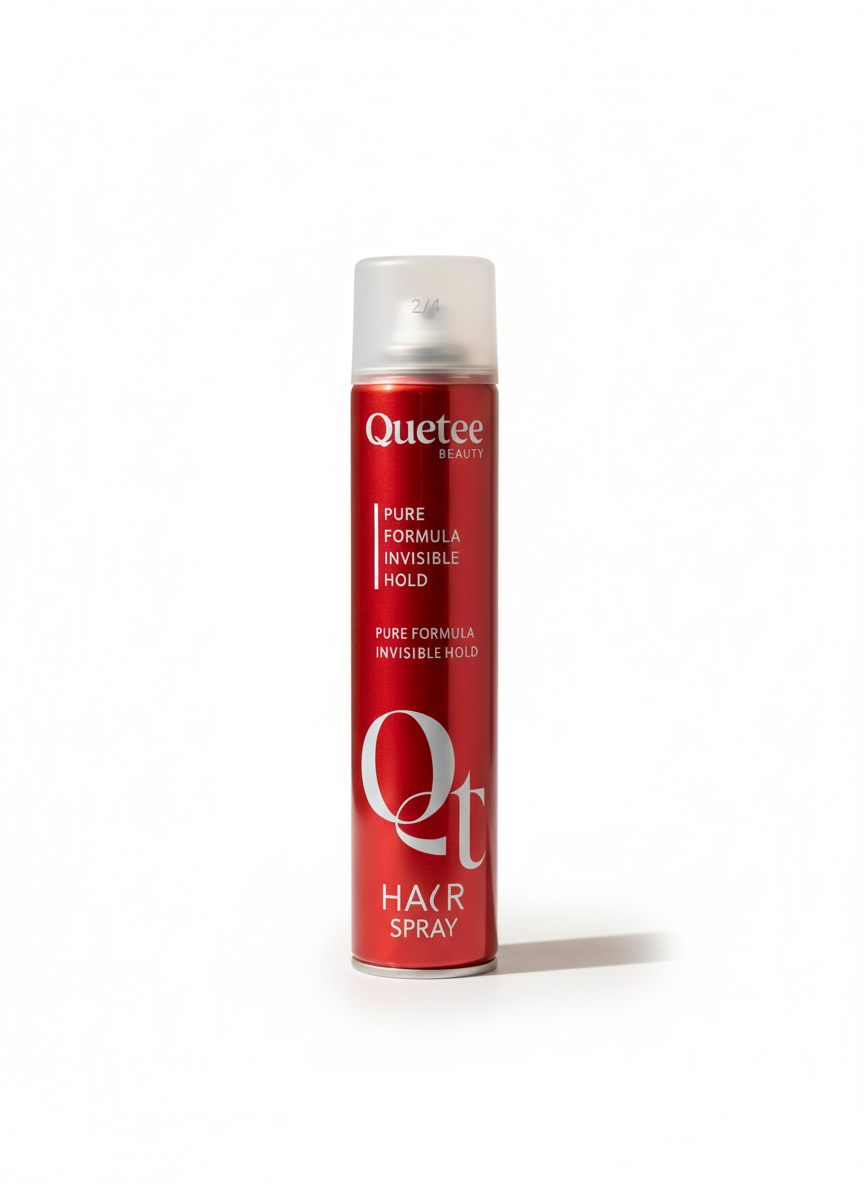QT Quetee Hair Spray Invisible Hold and Long Lasting Styling Spray for Men and Women Professional Unisex Hair Spray with Super Firm Hold Smooth Shine and Frizz Control Perfect for Everyday Use and Salon Styling Strong Hold Hair Fixing Spray