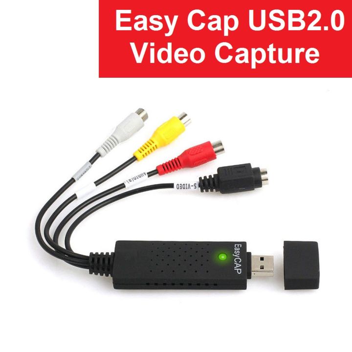 USB EasyCapture Card / Easycap Capture Card 2.0 / Easycap USB 2.0 Video Capture Device with Audio