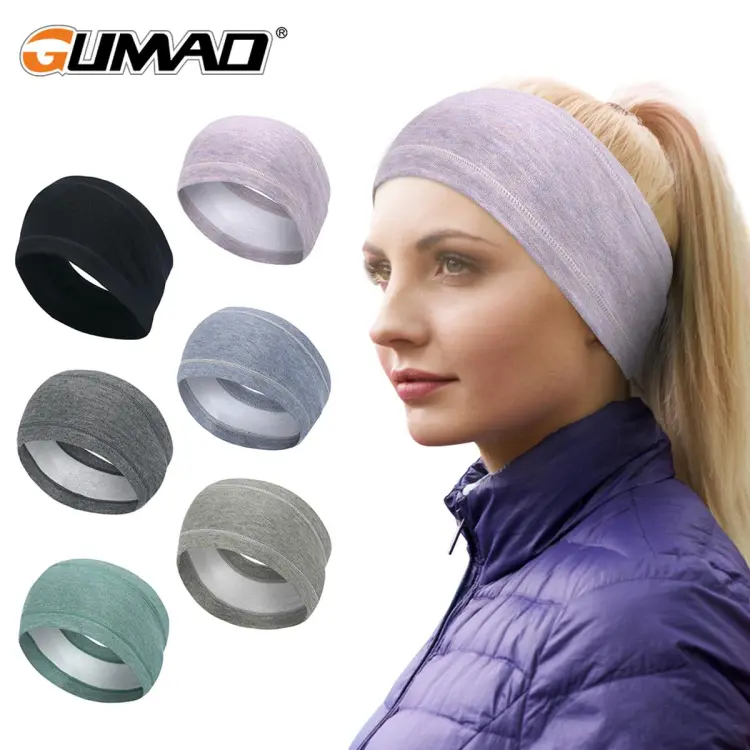 Mens Women Ear Warmer Fleece Headband Hair Band Sweatband for Ski Running  Sports