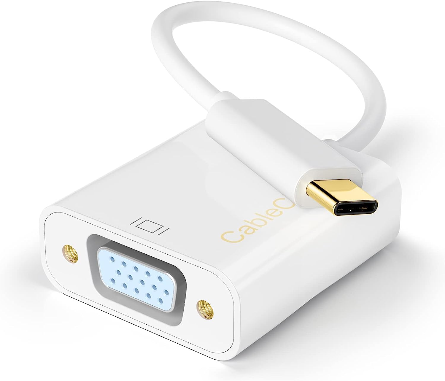 Type C to VGA Converter USB-C to VGA Female Adapter