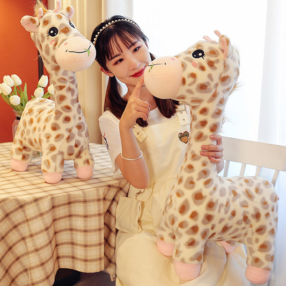 Adorable Giraffe Plush Doll Soft Stuffed Toy Kids Hugging Pillow Gift 50Cm