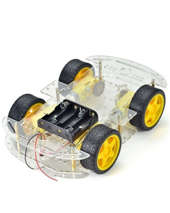 4WD 4 Wheel Drive Robot Base Car Chassis KIT for DIY Student Projects