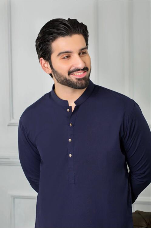 Navy Elegance kurta pajama for men