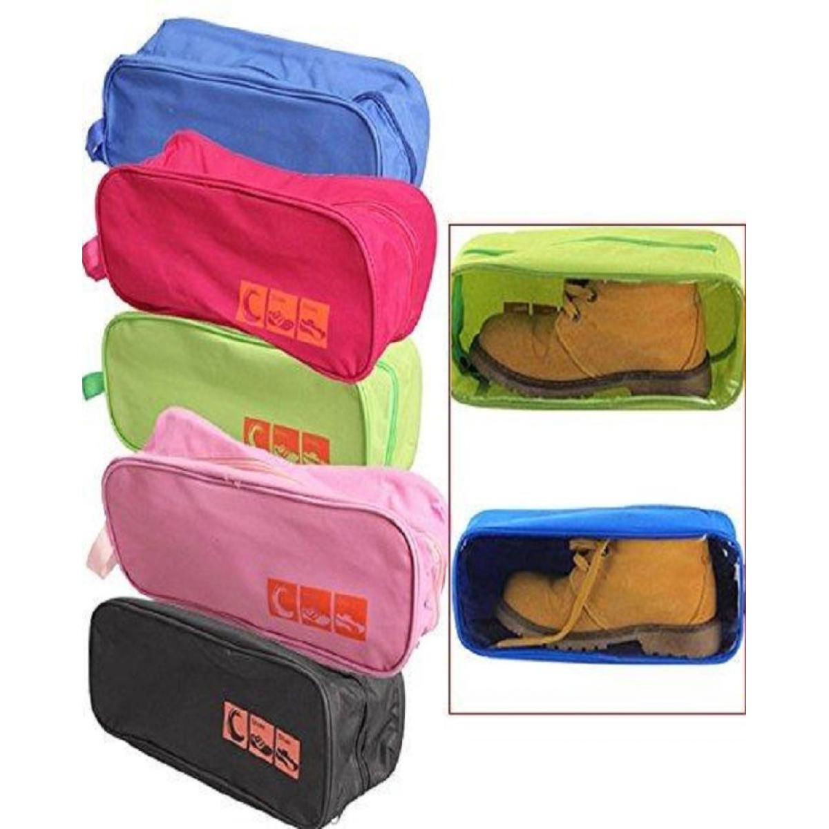 Pack of 5 - Travel Shoes Organizer Storage Bag