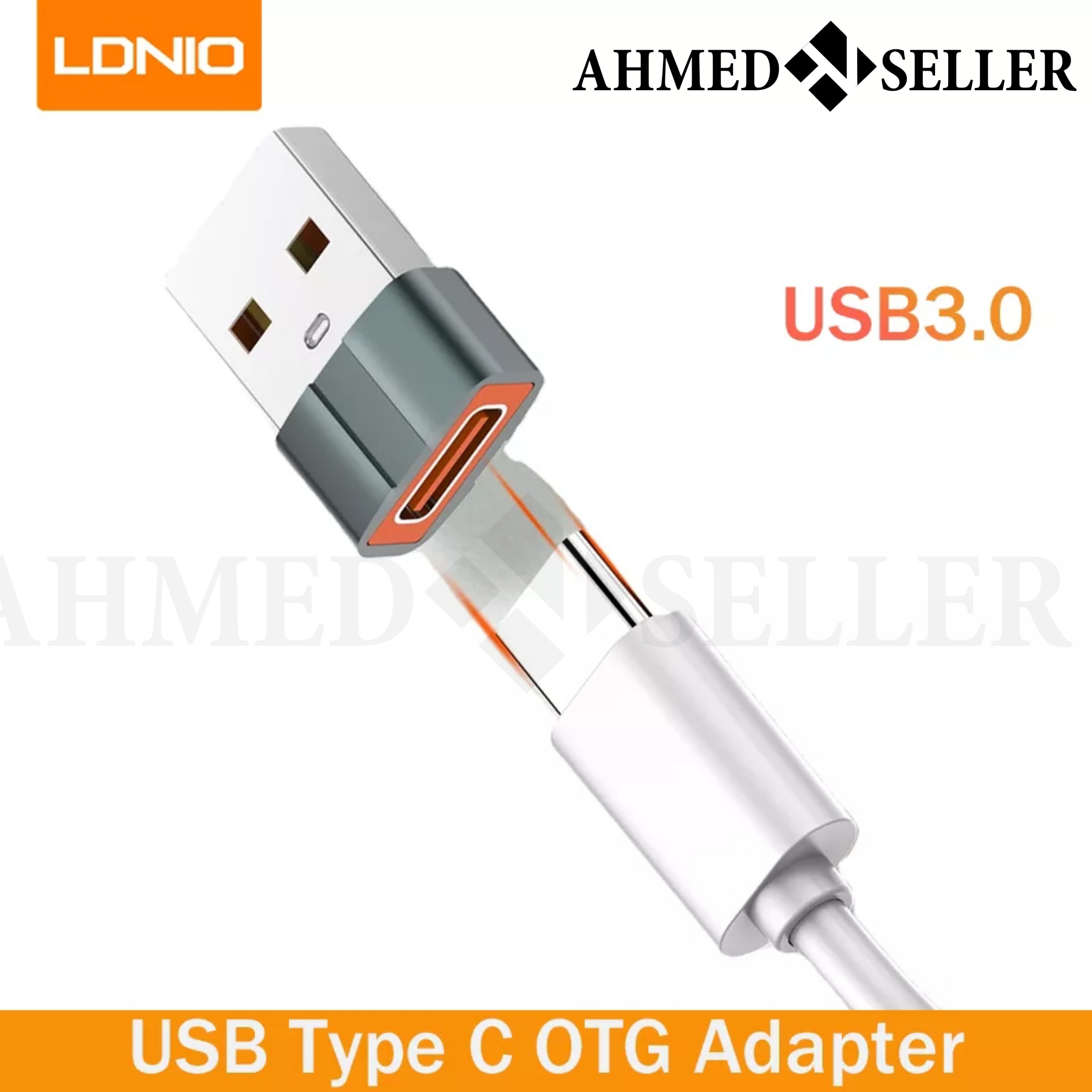 USB OTG Male to TypeC Female Adapter Fast Data and Charging Converter