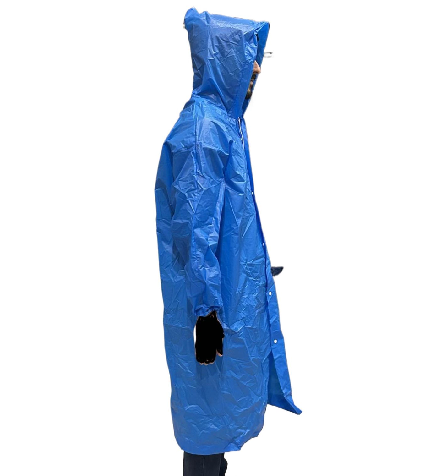 Unisex EVA Raincoat Waterproof Rain Poncho Coat Adult Clear Transparent Hoodie Rainwear Suit