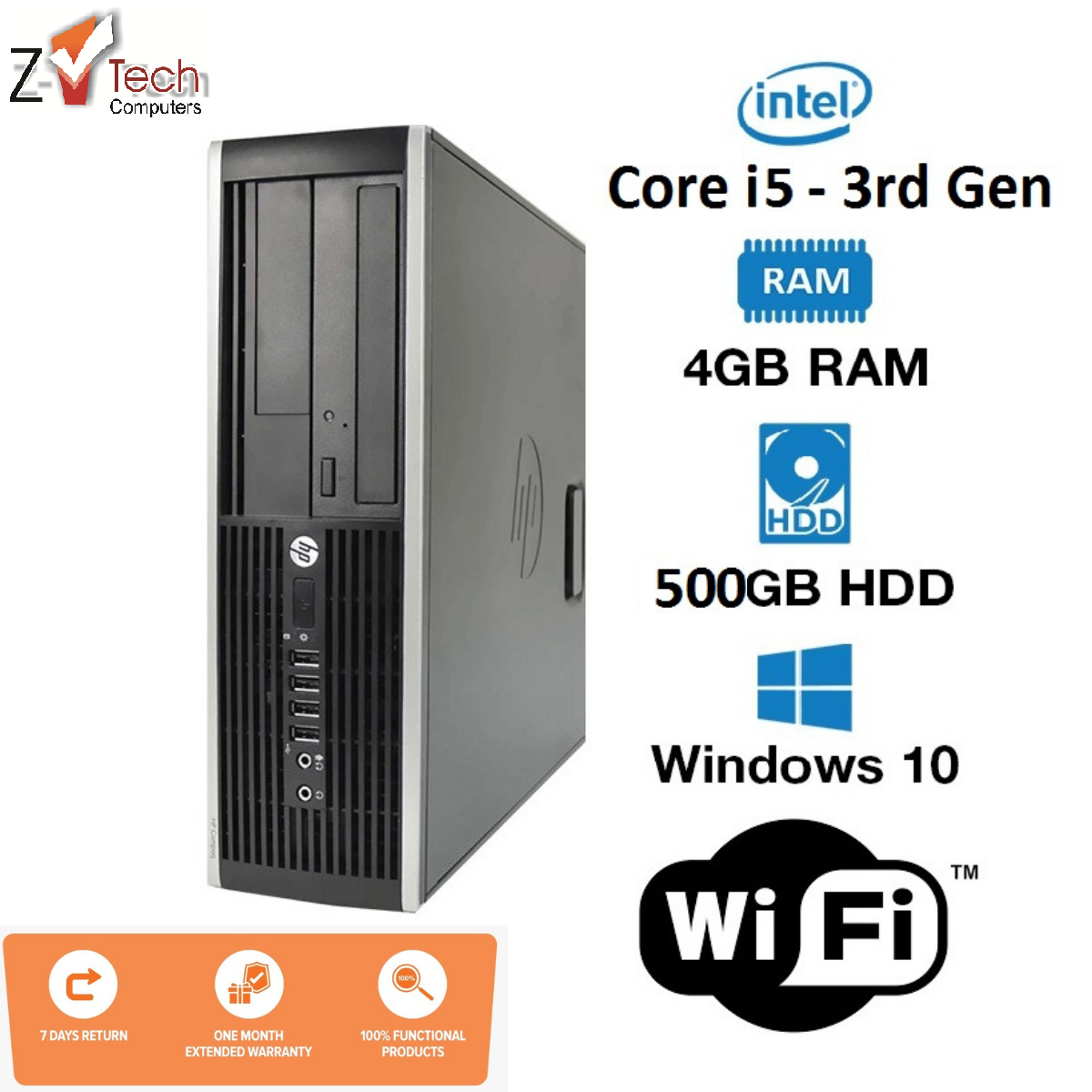 Renewed 00 Sff Desktop Computer Intel Core I5 3rd Gen 4gb Ddr3 250gb Hdd Windows 10 Wifi Buy Online At Best Prices In Pakistan Daraz Pk