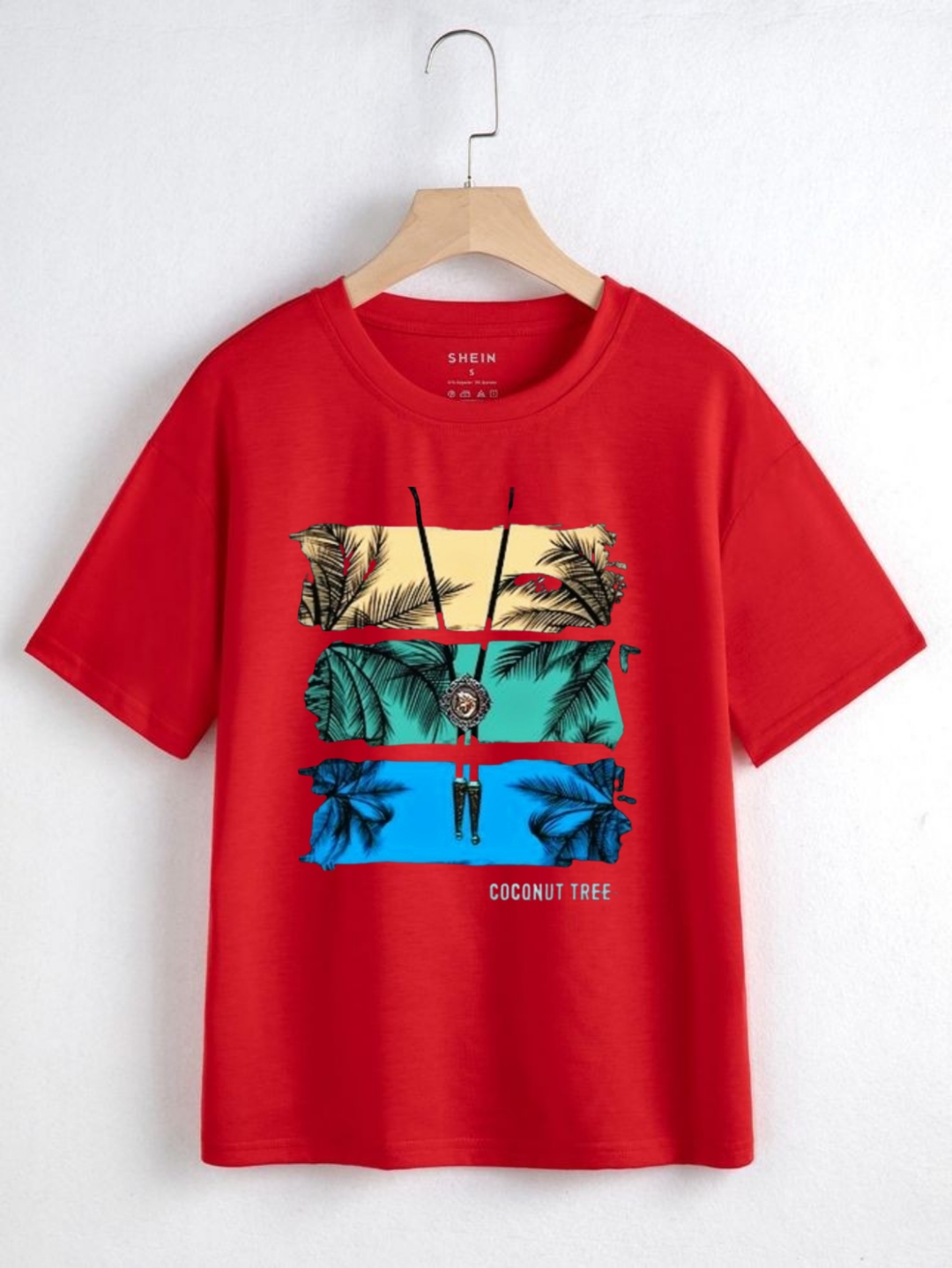 New Printed coconut Tree T.shirts For Boy$Girls summer collection