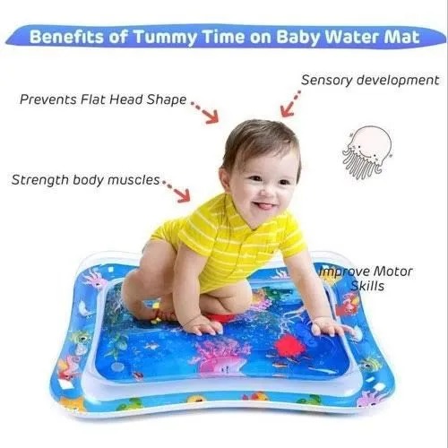 Inflatable Tummy Time Mat, Premium Baby Water Play Mat for Infants and Toddlers for 3 to 24 Months, Strengthen Your Baby's Muscles Water mat