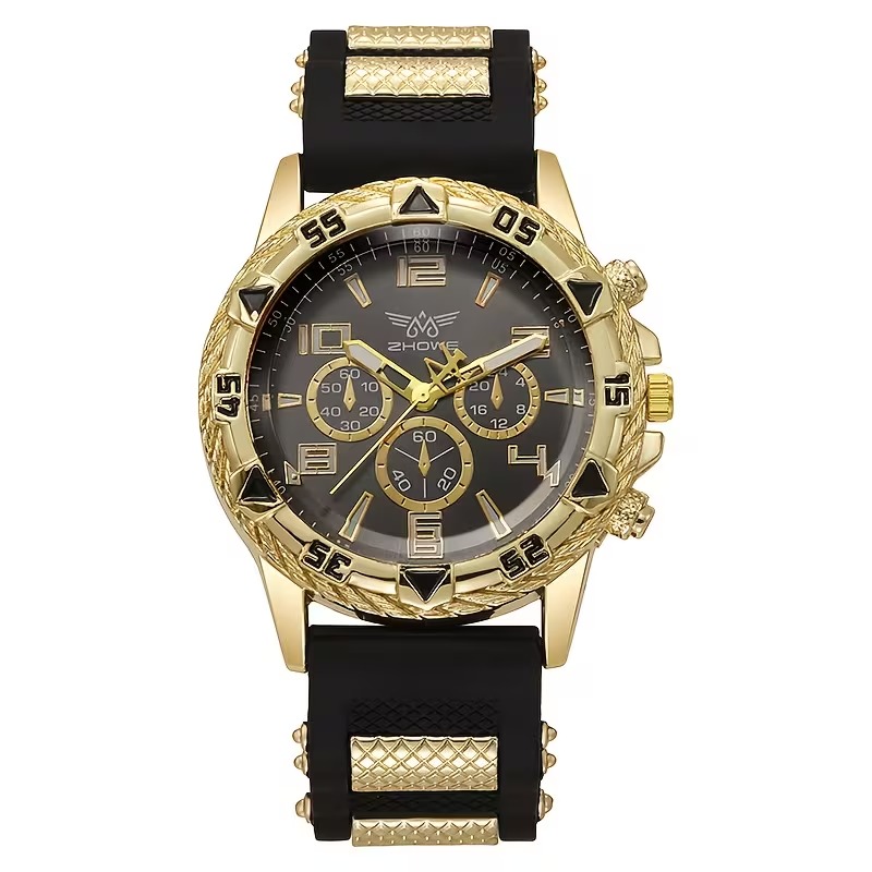 A Set of 2 Stylish And High-End Vintage Quartz Watches for Men, Perfect As a Gift for Christmas, Valentine'S Day, Anniversaries, Or Birthdays; a Must-Have for Trendy Men