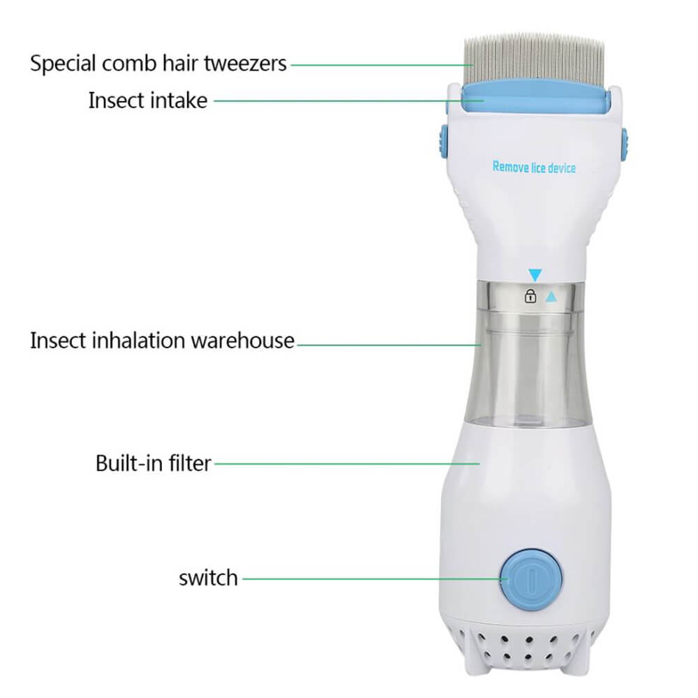V Comb Electronic Head Lice Removal Machine Anti Lice Machine V - comb