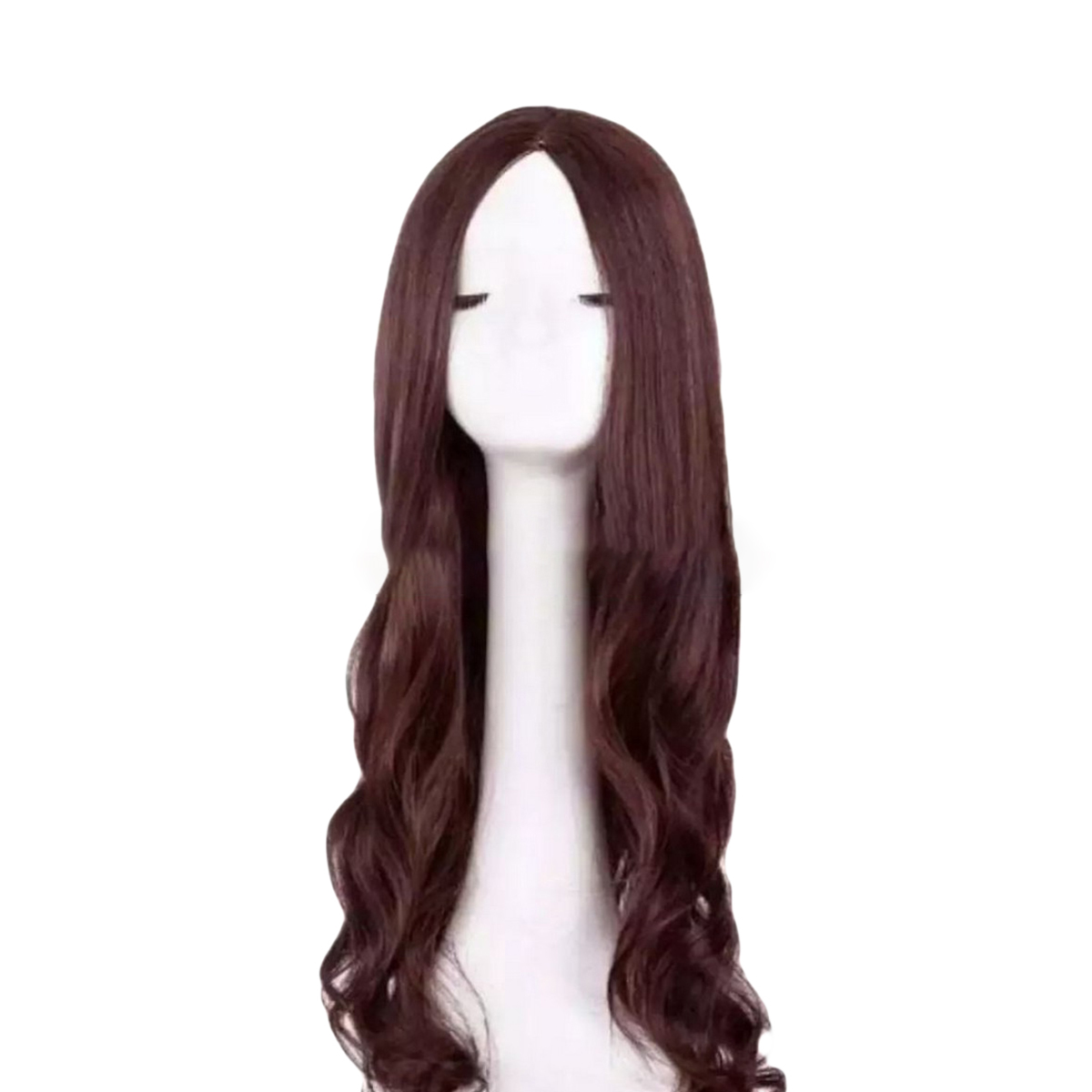 Full head cap synthetic Shine wigs for female