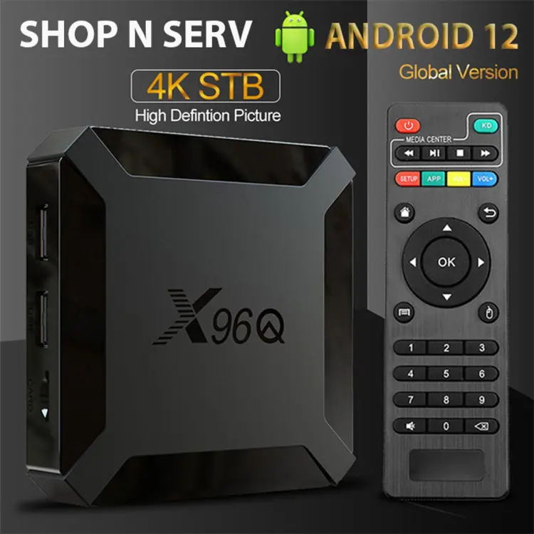 X96Q, 4GB-64GB, Android 12, 4K Resolution
