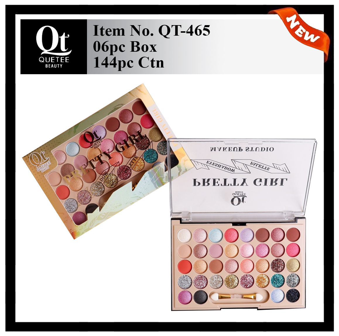 Quitee Color Qt Quetee Modern Color Makeup Palette 48 Eyeshadows 5 Blushers and 5 ...