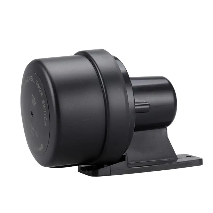 Auraglow Dusk Till Dawn Photocell Daylight Sensor Switch Outdoor Wall Light, Cool White - Black