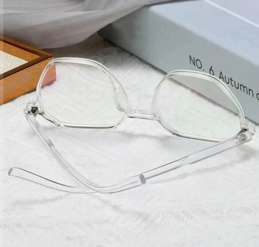 AlRashid Shopping Store New Transparent Lightweight Anti Glare UV Ray Eyeglasses For Men/Women