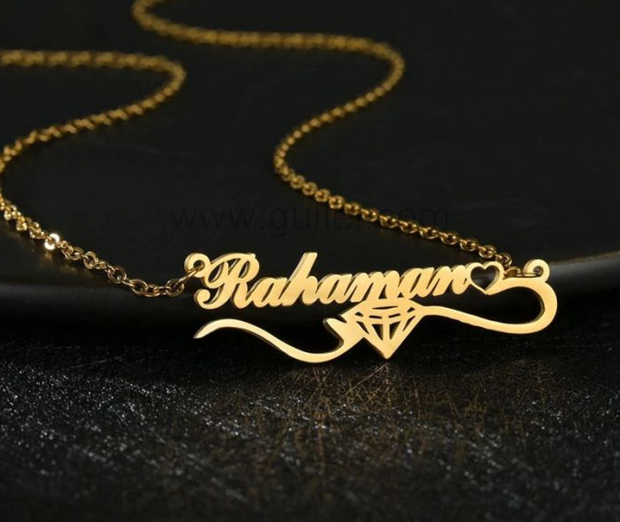The Jewel Lodge 24K Gold Plated Name 