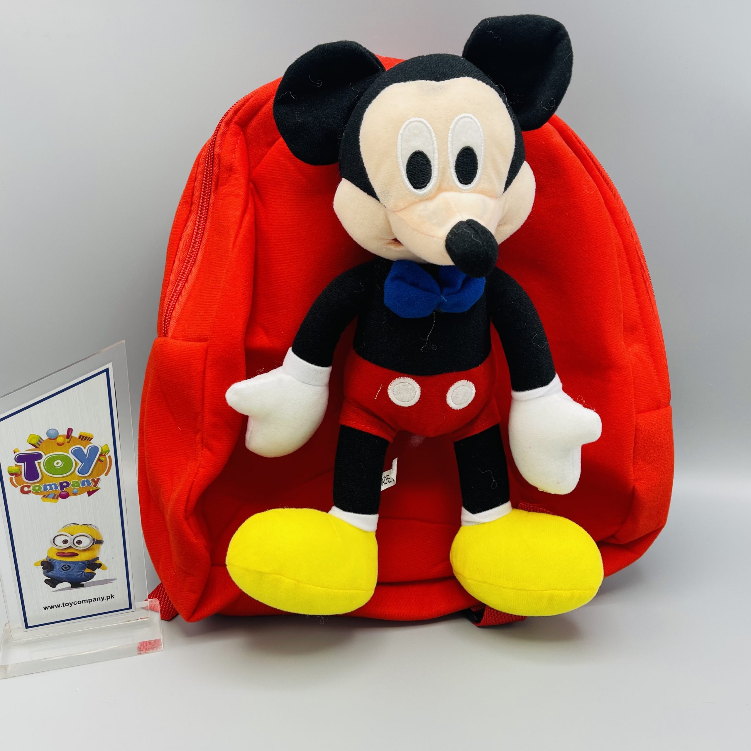 mickey mouse plush backpack