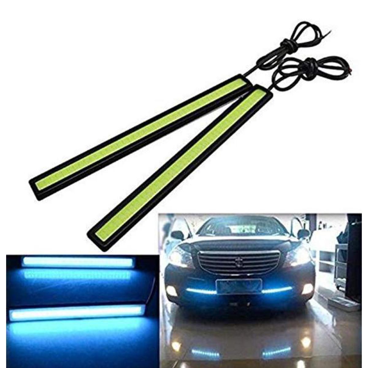 Waterproof Thin 17cm Car COB LED Fog Light Daytime Running DRL Auto
