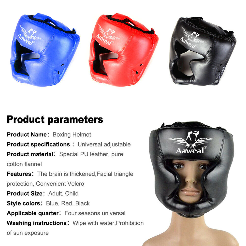 Boxing Head Guard Helmet Face Protector , Training MMA Martial Art