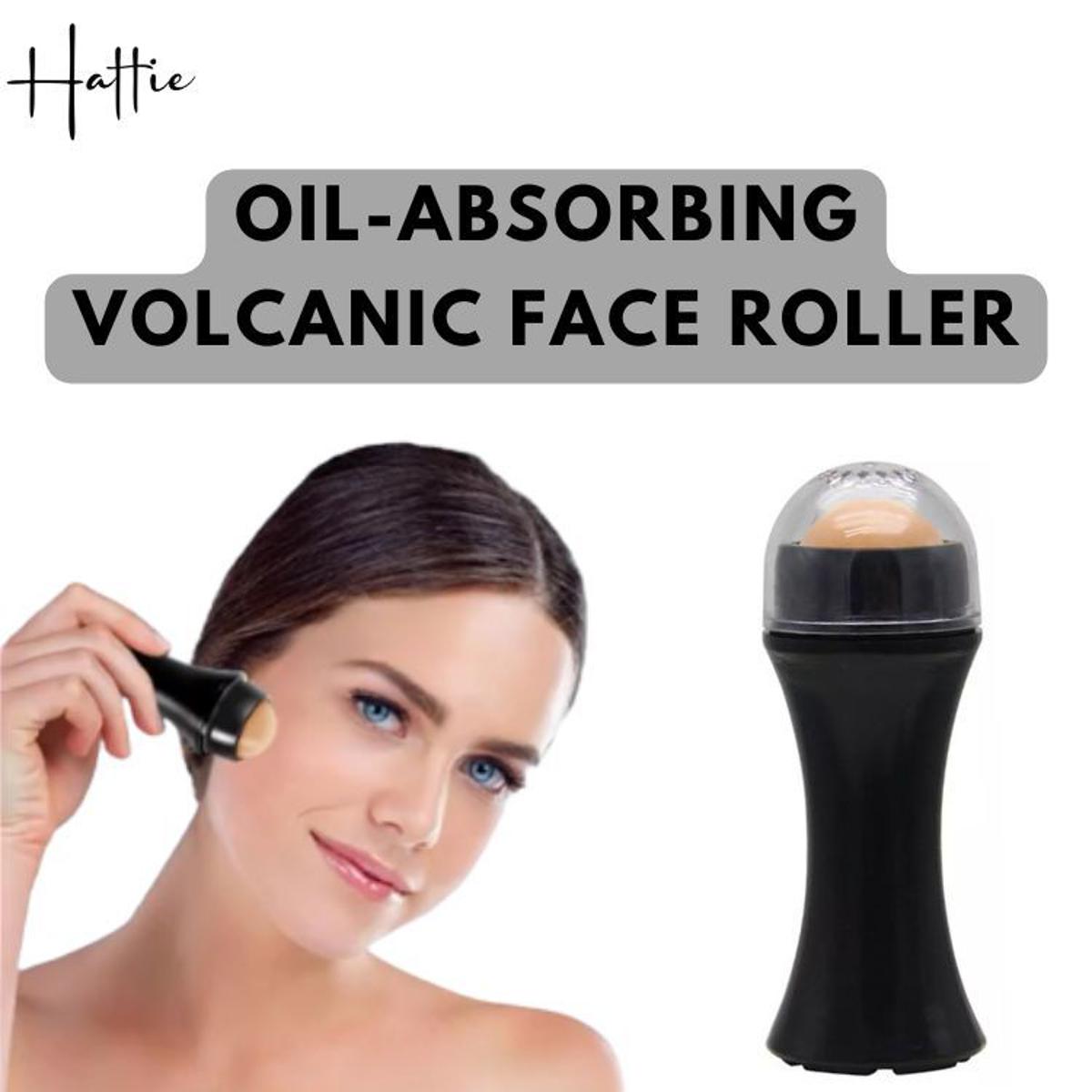 Oil Absorbing Volcanic Roller to Absorb Excessive Oil From Face Reusable Face Roller Skin Care Facial Skin Care Tools, Oil Control Face Roller Stone, Suitable For Women and Girls Makeup Massage Beauty Accessories