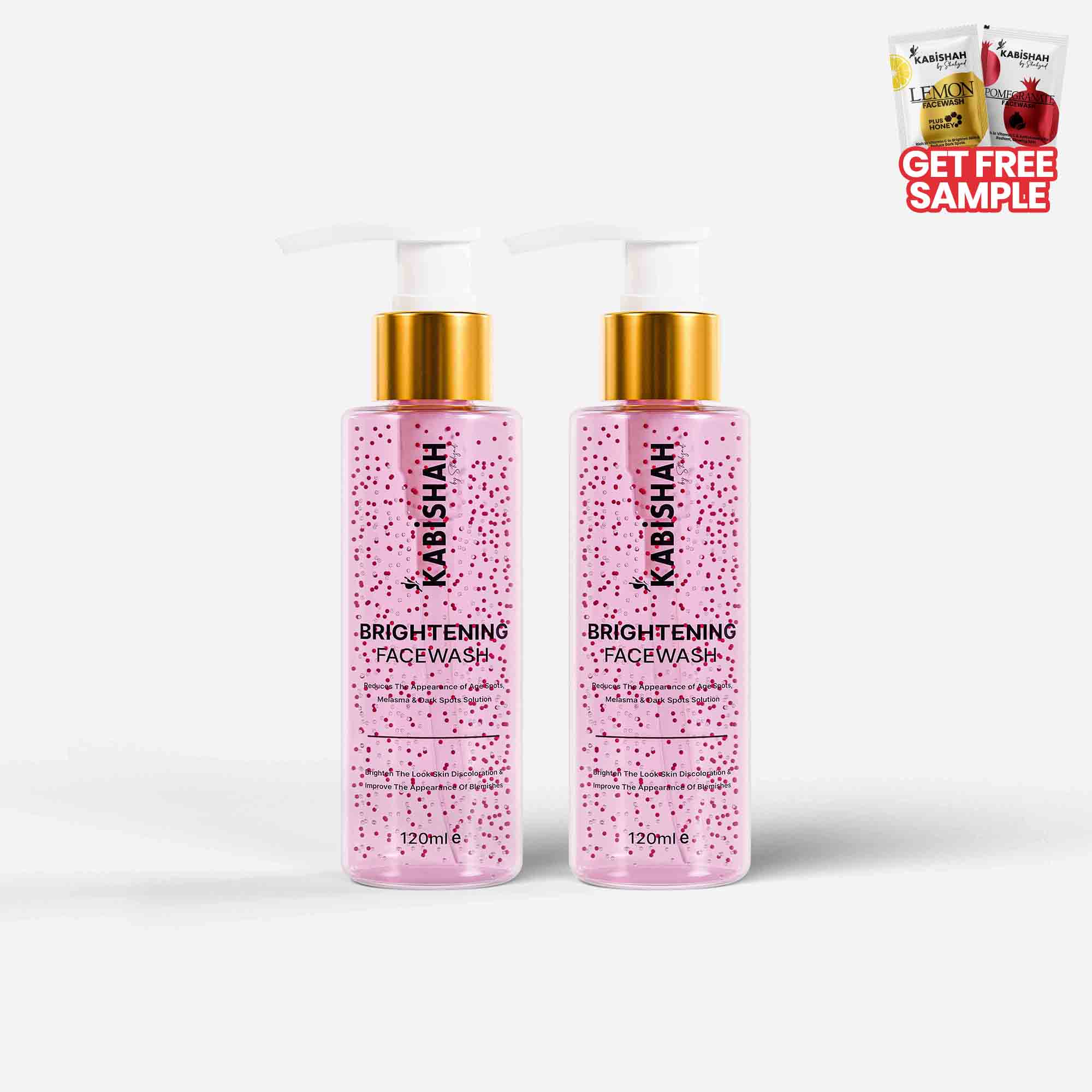 Kabishah by Shahzad LuminaBright Whitening Face Wash Double Pack: Duo Glow