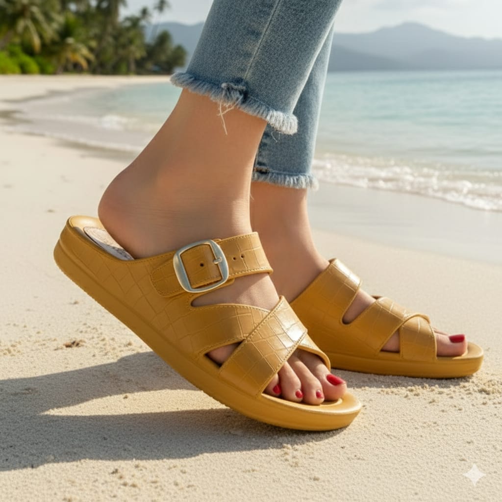 Ladies Slipper Plastic Rubber Soft, Comfortable and Durable Slippers