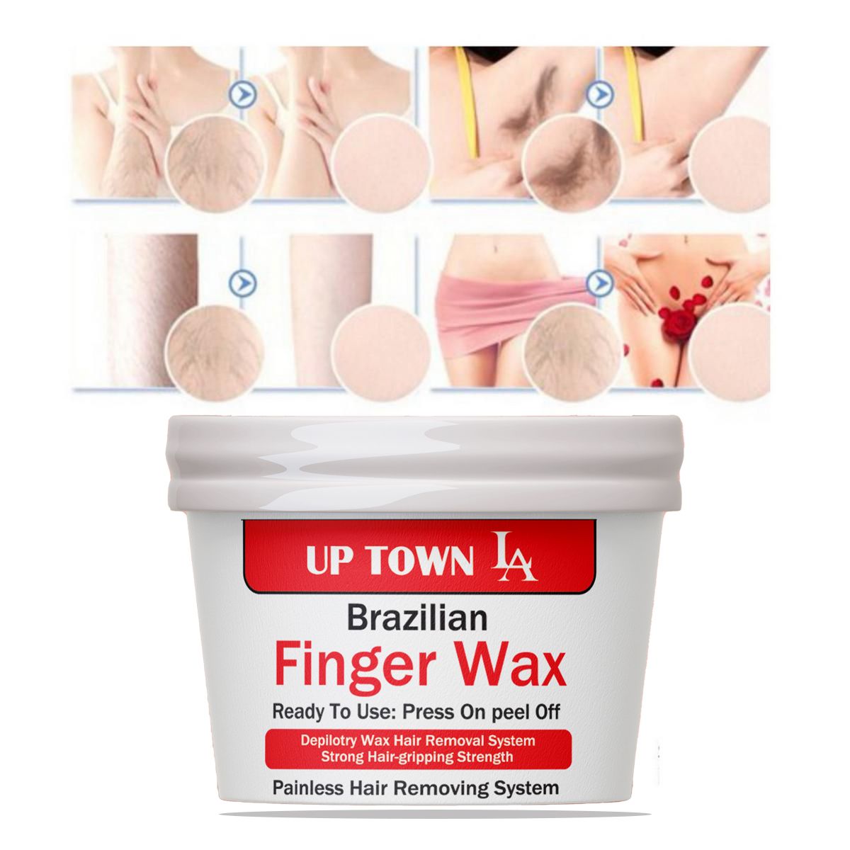 Up Town LA Fruity Finger Wax For Hair removal Finger Wax for Facial