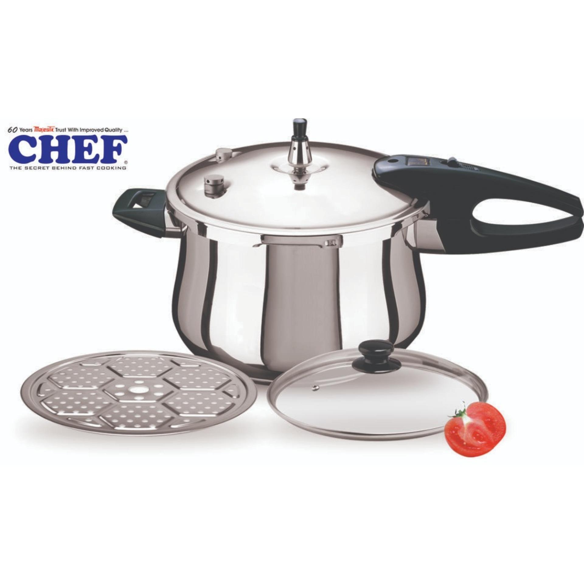 Chef Pressure Cooker Stainless Steel 3 In 1 7 Liter Price in Pakistan