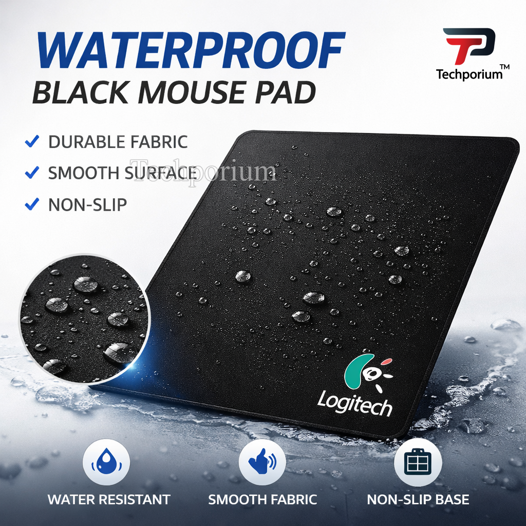 Smooth Mouse Pad Premium Quality Fabric Surface Non-Slip Rubber Base Smooth Tracking for Optical & Laser Mice Durable Anti-Fray Stitching Ideal for Office, Gaming & Home Use Lightweight & Comfortable Design Medium & Large Size price in Pakistan