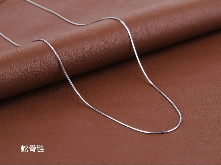 Snake Chain Fashion Mens / Womens Silver Jewellery Necklace