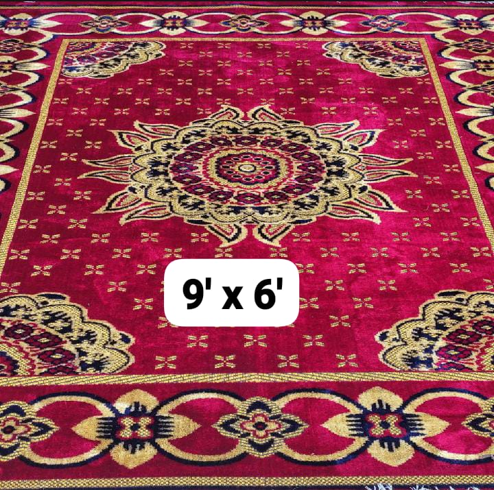 Anti Slip rug For Living Room, 9 x6 feet , Room Carpet, High Quality Carpet,Center Piece Thin Carpet For multi purpose in attractive color and design(9x 6feet