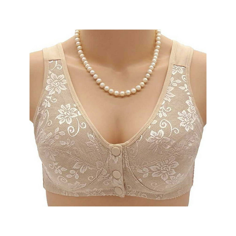 3 Button Front Open Maternity Nursing Bra for Women's