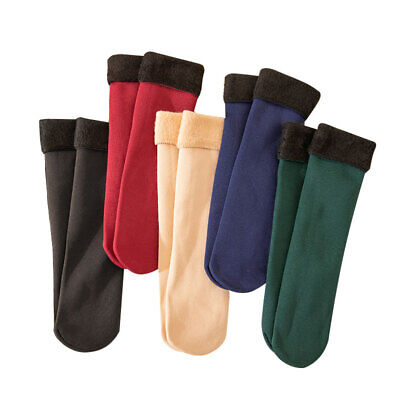 Women Winter Velvet Socks Warm Thermal Thicken Fleece Soft Cosy Socks Lady Colorful Home Snow Boots Floor Socks