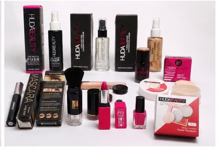 13 in 1 Makeup Kit for Girls & Women  Complete All-in-One Makeup Set with Foundation, Primer, Fixer, Lipstick, Mascara, Powder & Beauty Essentials