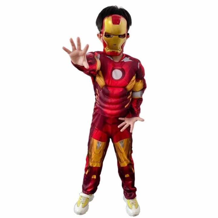 Ironman Costume For Kids Of 3 To 10 Years.
