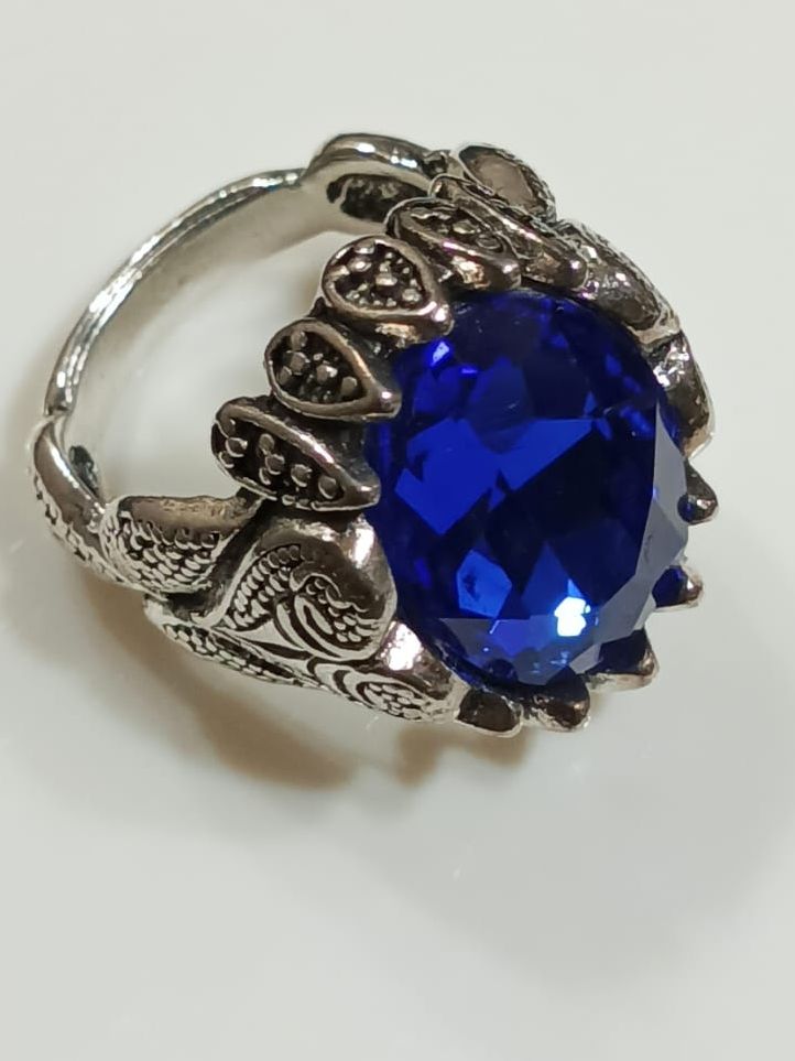 New Trend Turkish Stylish Stone Ring Turkish Design Hand Made  Rings For Men and Boys Fashion Stylish New Design Rings Stainless Steel TR007
