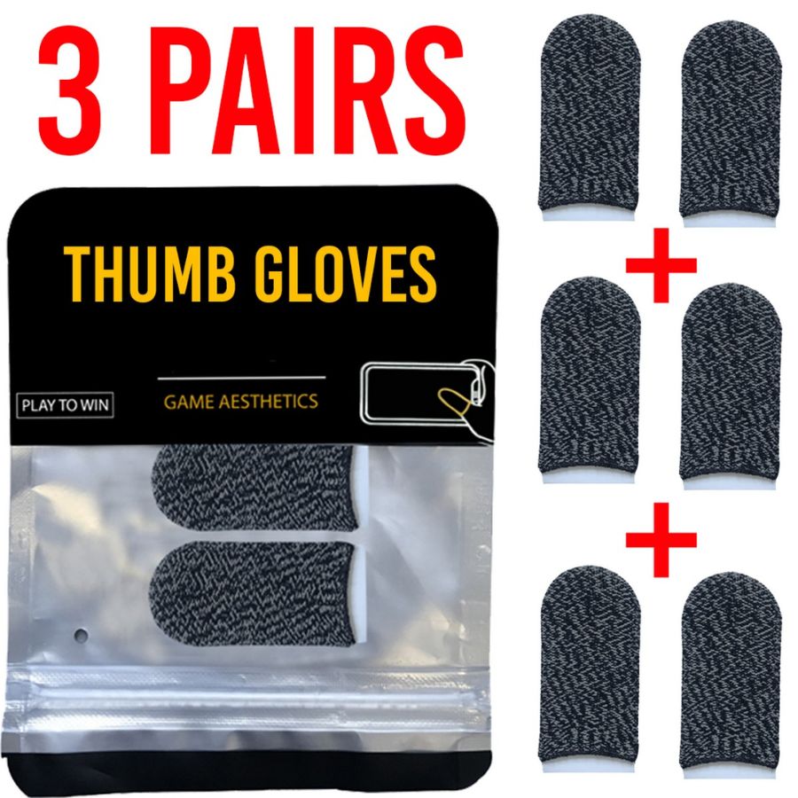 2.8🎮✨Mobile Gaming Thumb Sleeves | Ultra Smooth Touch Control Finger Gloves for Fast Response & High Accuracy Gameplay | Sweat Proof Gaming Accessory | Prices Drop Store
